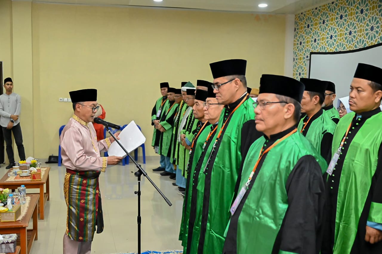 Integritas Jadi Kunci: Sekda Lantik 91 Dewan Hakim di Malam Ta'aruf MTQ ke-50 Bengkalis