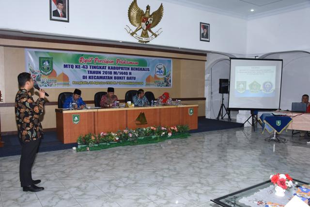Panitia Gelar Rapat Perdana Persiapan MTQ ke-43 Kabupaten Bengkalis