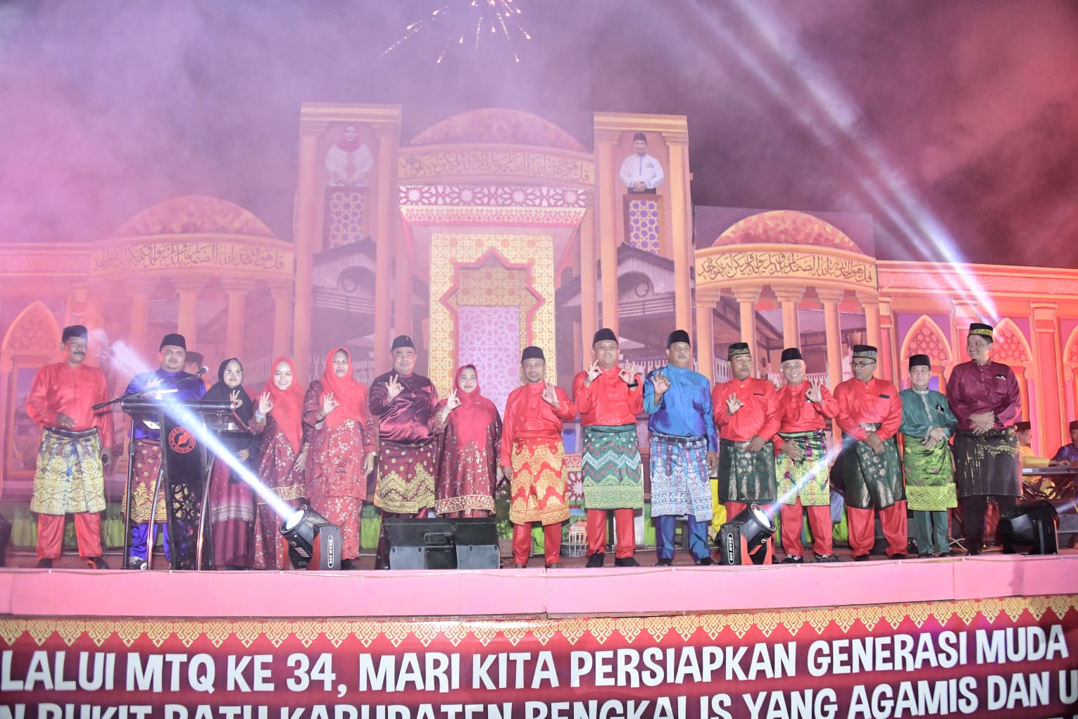 MTQ ke-34 Tingkat Kecamatan Bukit Batu Dibuka Bupati Kasmarni, 256 Peserta Bermusabaqoh