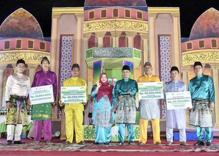 Resmi Dibuka Bupati Bersama Wakil, MTQ Ke-22 Kecamatan Rupat Utara Diikuti 180 Peserta