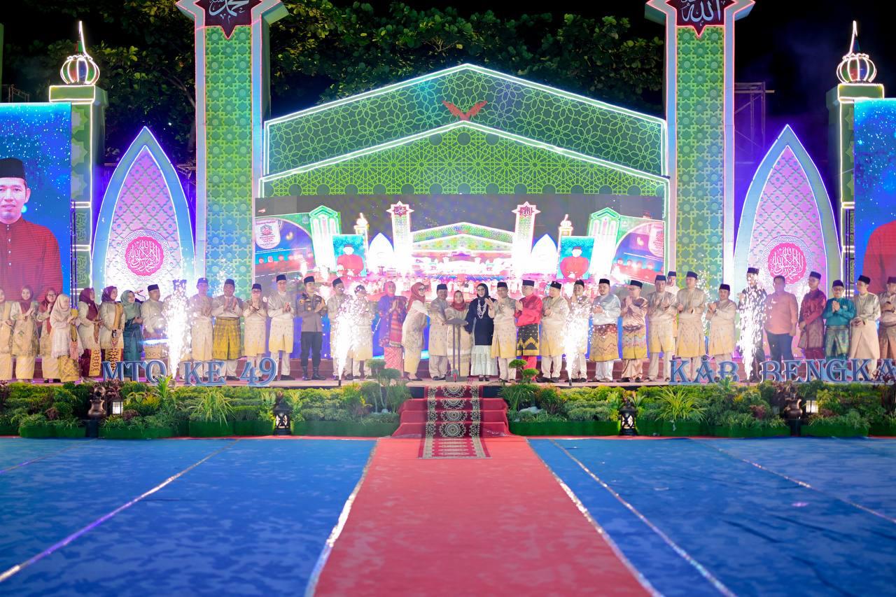 Pembukaan MTQ Ke-49 Kabupaten Bengkalis Berlangsung Sukses, Antusias Masyarakat Padati Arena MTQ