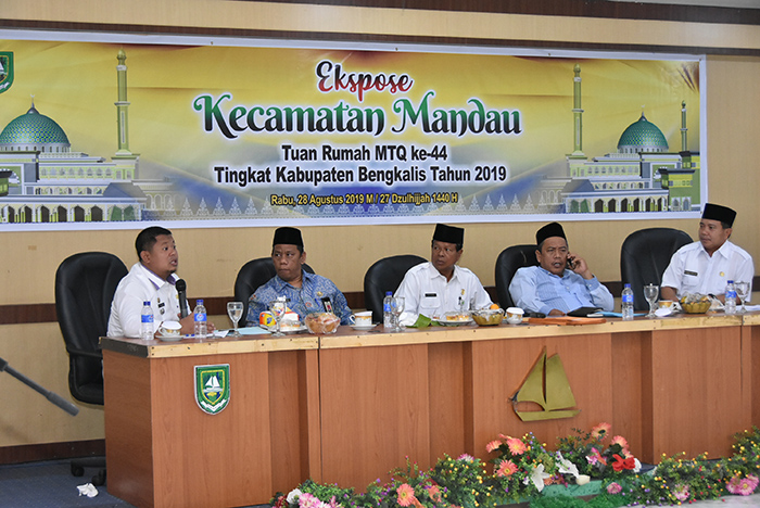 Ekpos Persiapan, Camat Mandau Upayakan MTQ Berlangsung Mewah dan Sukses
