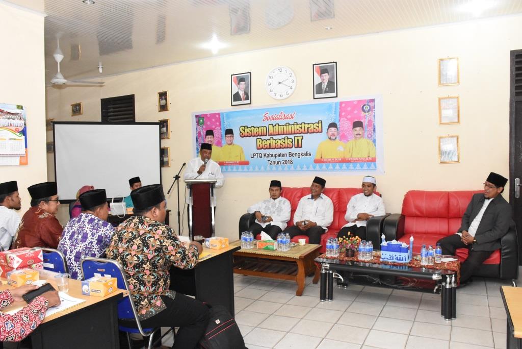 LPTQ Kabupaten Bengkalis Gelar Sosialisasi Administrasi MTQ Berbasis IT