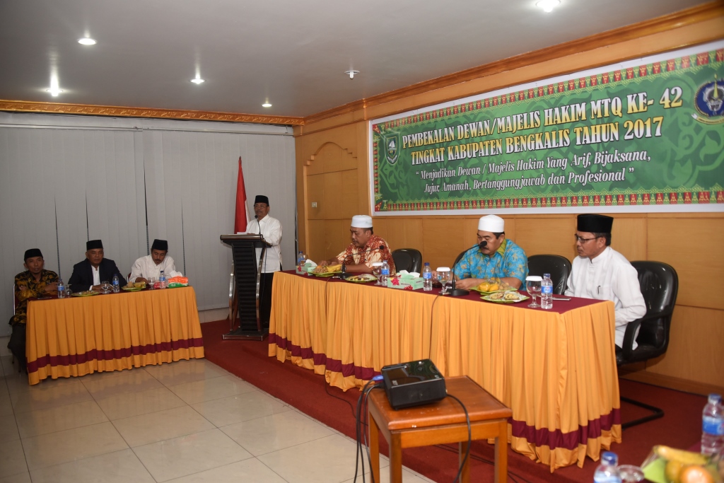 Persiapan MTQ ke-42, Dewan/Majelis Hakim Diberi Pembekalan