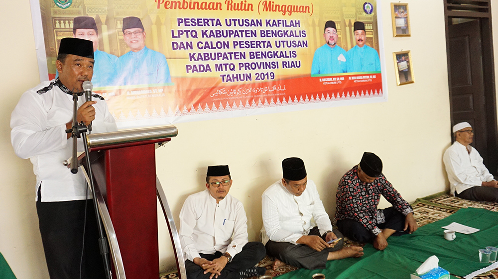 Tingkatkan Prestasi Kafilah, LPTQ Bengkalis Lakukan Pembinaan Rutin